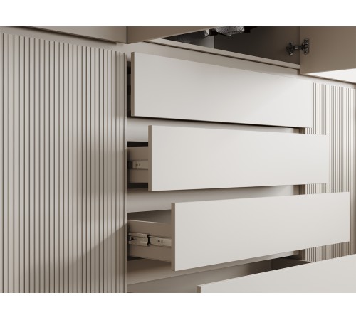 Спальный гарнитур Мирен, кашемир/бежевый