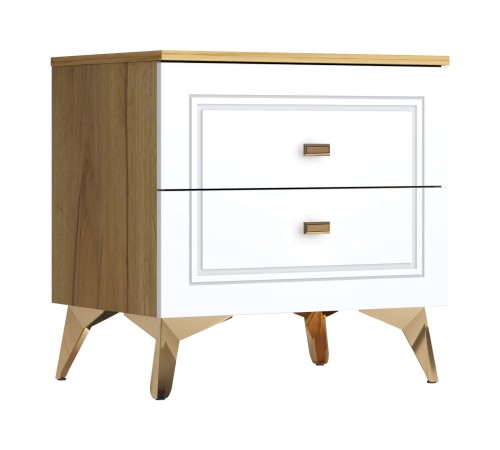 Спальный гарнитур Вега Сапфир 1, дуб золотистый/белый глянец/айвори микровелюр Спальный гарнитур Вега Сапфир 1, дуб золотистый/белый глянец/айвори микровелюр