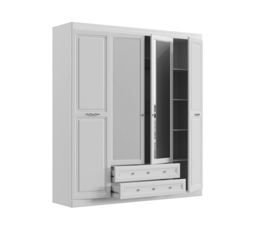 Спальный гарнитур Аврора 1, белый античный