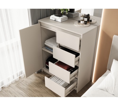 Спальный гарнитур Мирен, кашемир/бежевый