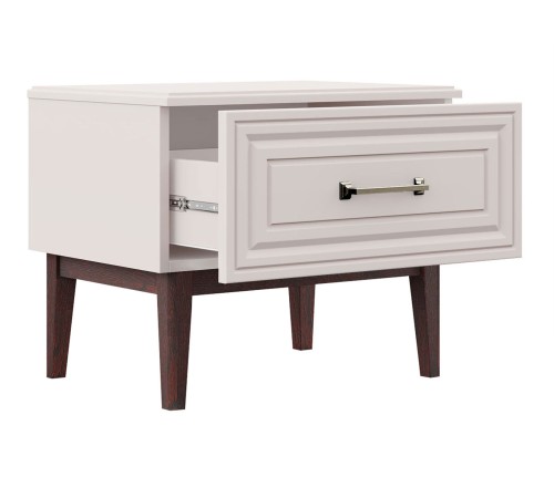 Спальный гарнитур Эвора 3, льняной/персидский жемчуг/какао велюр