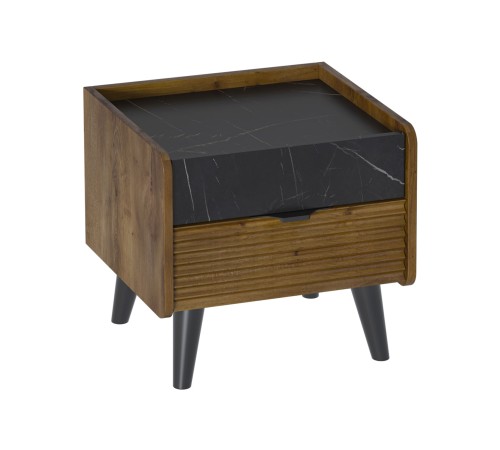 Спальный гарнитур Браун 1, таксония/мрамор неро маркина