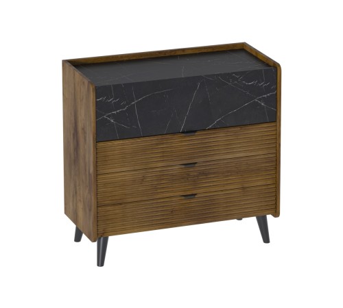 Спальный гарнитур Браун 1, таксония/мрамор неро маркина