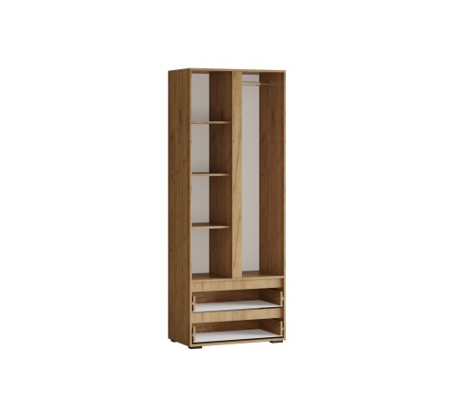 Спальный гарнитур Хелен 2, дуб крафт золотой/графит серый