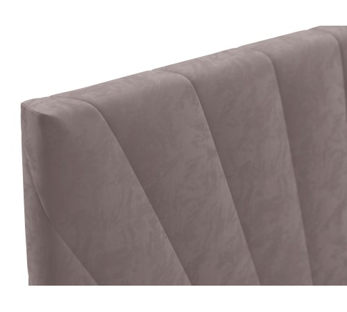 Спальный гарнитур Эвора 3, льняной/персидский жемчуг/какао велюр