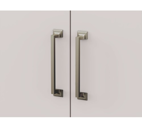 Спальный гарнитур Эвора 3, льняной/персидский жемчуг/какао велюр