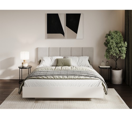 Спальный гарнитур Мирен, кашемир/бежевый