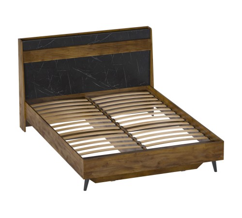 Спальный гарнитур Браун 1, таксония/мрамор неро маркина