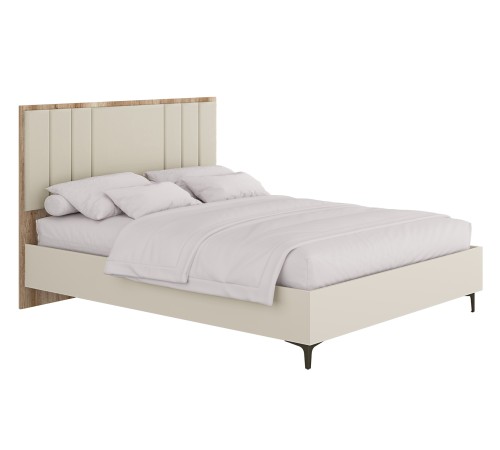 Спальный гарнитур Джулия, сатин/дуб каньон/лайн сафари/бежевый велюр