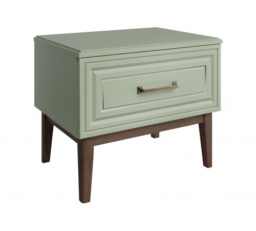 Спальный гарнитур Эвора 3, зеленый самшит/орех/какао велюр