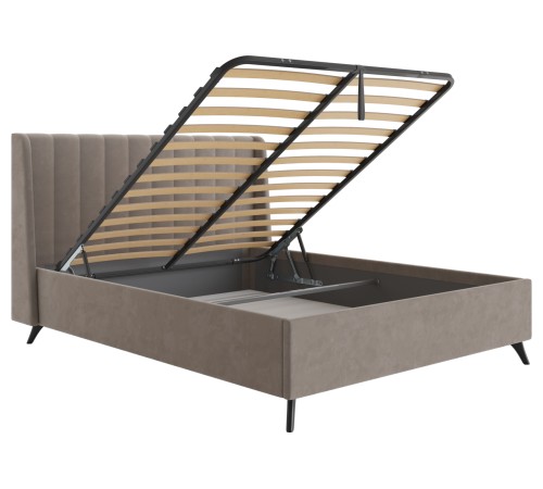 Спальный гарнитур Памир, меланж/какао велюр