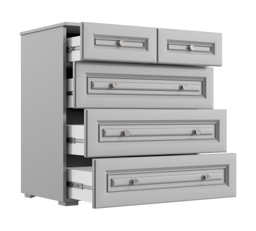 Спальный гарнитур Аврора 6, антрацит/серый