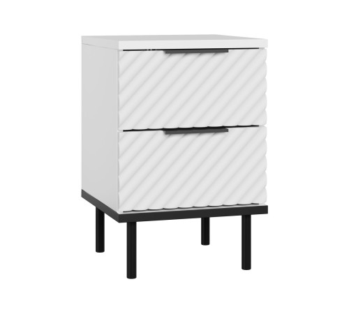 Спальный гарнитур Алегра, белый софт/какао велюр