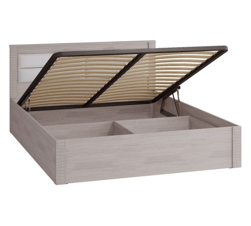 Спальный гарнитур Далия 4, белый ясень/белый, экокожа