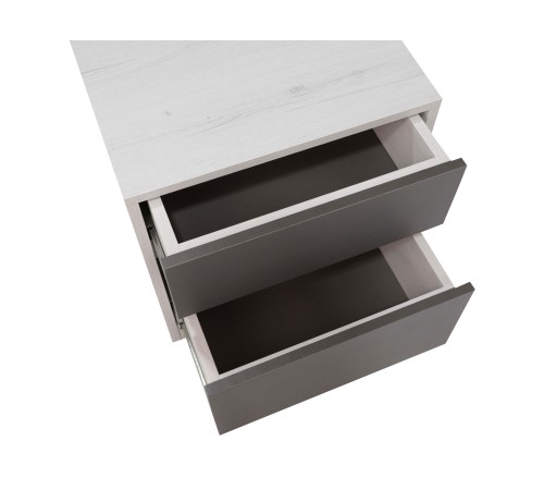 Спальный гарнитур Нильс, дуб эльза/темно-серый лофт/силвер рогожка Спальный гарнитур Нильс, дуб эльза/темно-серый лофт/силвер рогожка