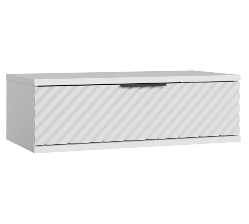 Спальный гарнитур Алегра, белый софт/какао велюр