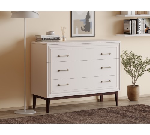 Спальный гарнитур Эвора 3, льняной/персидский жемчуг/какао велюр