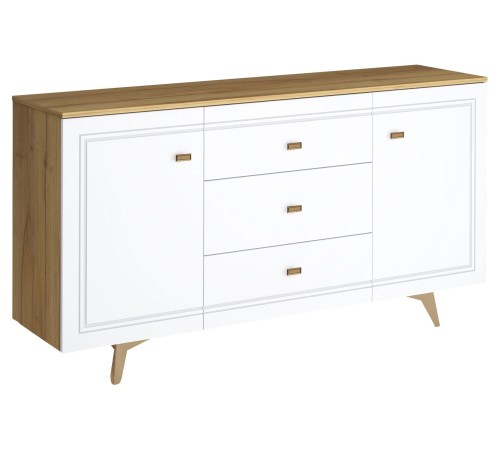 Спальный гарнитур Вега Сапфир 1, дуб золотистый/белый глянец/айвори микровелюр Спальный гарнитур Вега Сапфир 1, дуб золотистый/белый глянец/айвори микровелюр