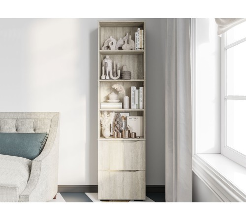 Стеллаж Оливер, дуб сонома