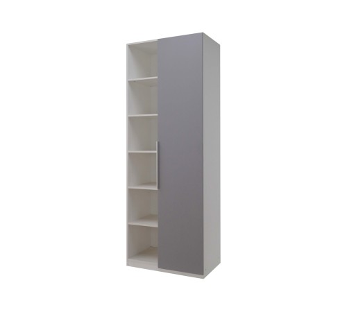 Стеллаж Урбан Лайт, белый шелк/лайт грей софт Стеллаж Урбан Лайт, белый шелк/лайт грей софт