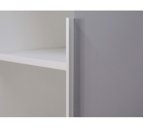 Стеллаж Урбан Лайт, белый шелк/лайт грей софт Стеллаж Урбан Лайт, белый шелк/лайт грей софт