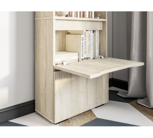 Стеллаж Оливер, дуб сонома