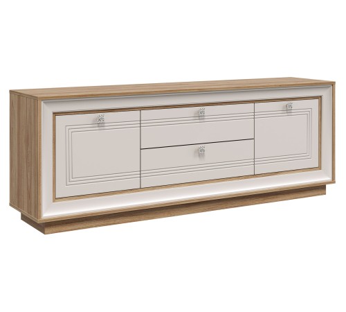 Гостиная Прато 1, вяз швейцарский светлый/газания матовая