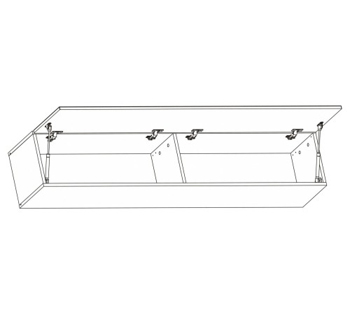 Гостиная Поинт 13, черный/черный глянец