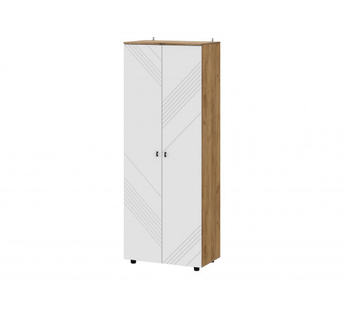 Гостиная Кайло 2, дуб золотой/белый матовый