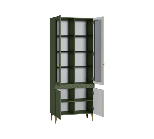 Гостиная Марион 3, дымчатый зеленый/олива шагрень