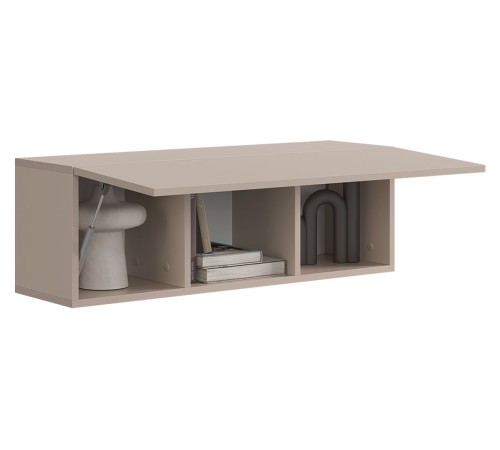 Гостиная Рич 4, кашемир/фрапучино матовый/черный муар/стекло