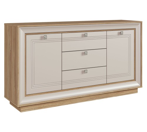 Гостиная Прато 3, вяз швейцарский светлый/газания матовая