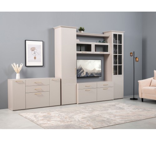 Гостиная Ричфорд 2 с карнизом, кашемир/моно керамика