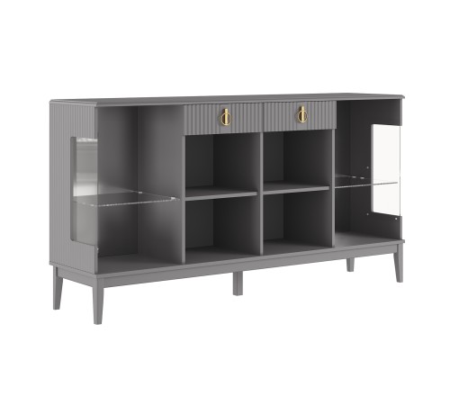 Гостиная Санторини 3, серый шифер/антрацит