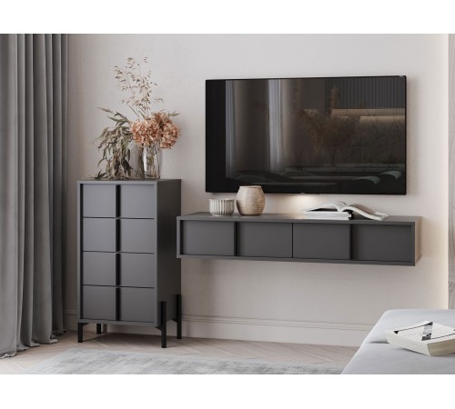 Гостиная Тео 3, антрацит