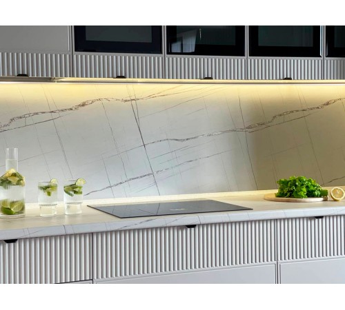 Стеновая панель глянец 3 м, тунис черный глянец