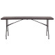 УТ000002199 Стол складной Кейт 182, коричневый