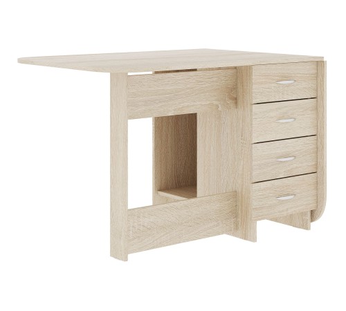 62777 Стол-книжка Грэй с ящиками, дуб сонома