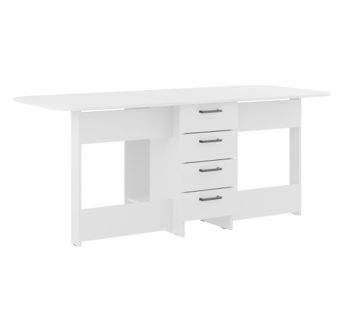 Стол-книжка Грэй с ящиками, белый