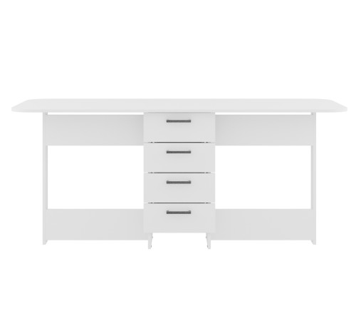 Стол-книжка Грэй с ящиками, белый