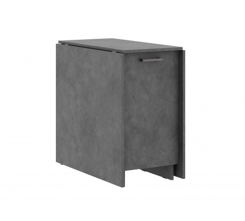 Стол-книжка Грэй с дверцей, бетон