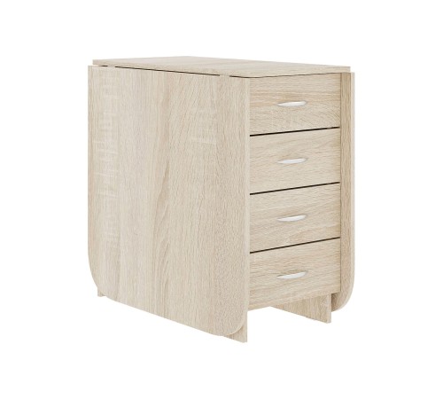 62777 Стол-книжка Грэй с ящиками, дуб сонома