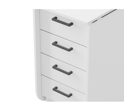 Стол-книжка Грэй с ящиками, белый