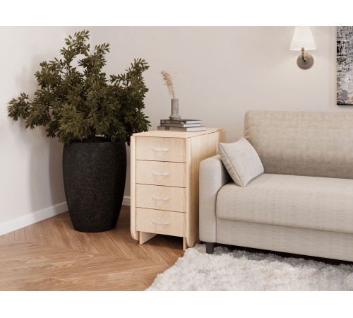 62777 Стол-книжка Грэй с ящиками, дуб сонома