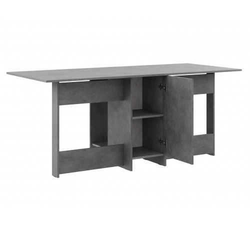 Стол-книжка Грэй с дверцей, бетон