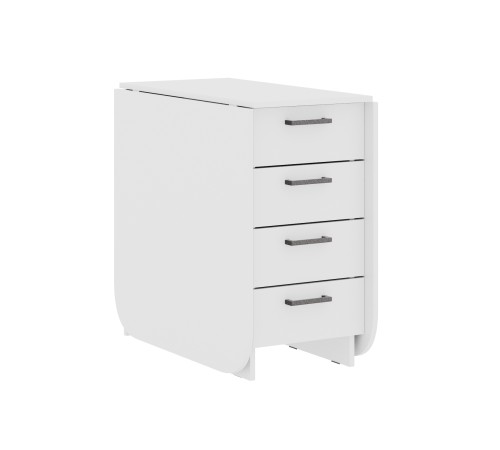 Стол-книжка Грэй с ящиками, белый