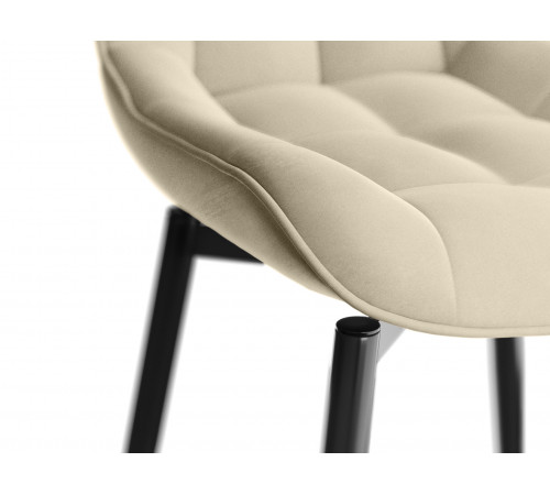 Стул Бостон / Кайл, бежевый/черный