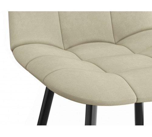 Стул Фред / Кристофер, бежевый/черный