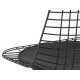 УТ000004229 Стул обеденный Eiffel, черный, с черной подушкой