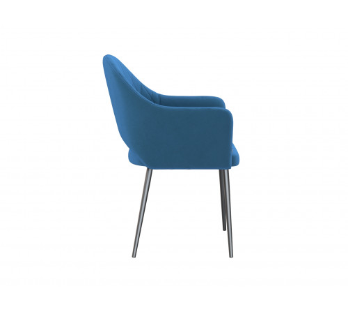 Комплект стульев 2 шт. София / Николас, светло-серый микровелюр/белый